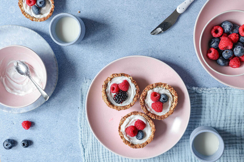 Vegane Quark Törtchen blw