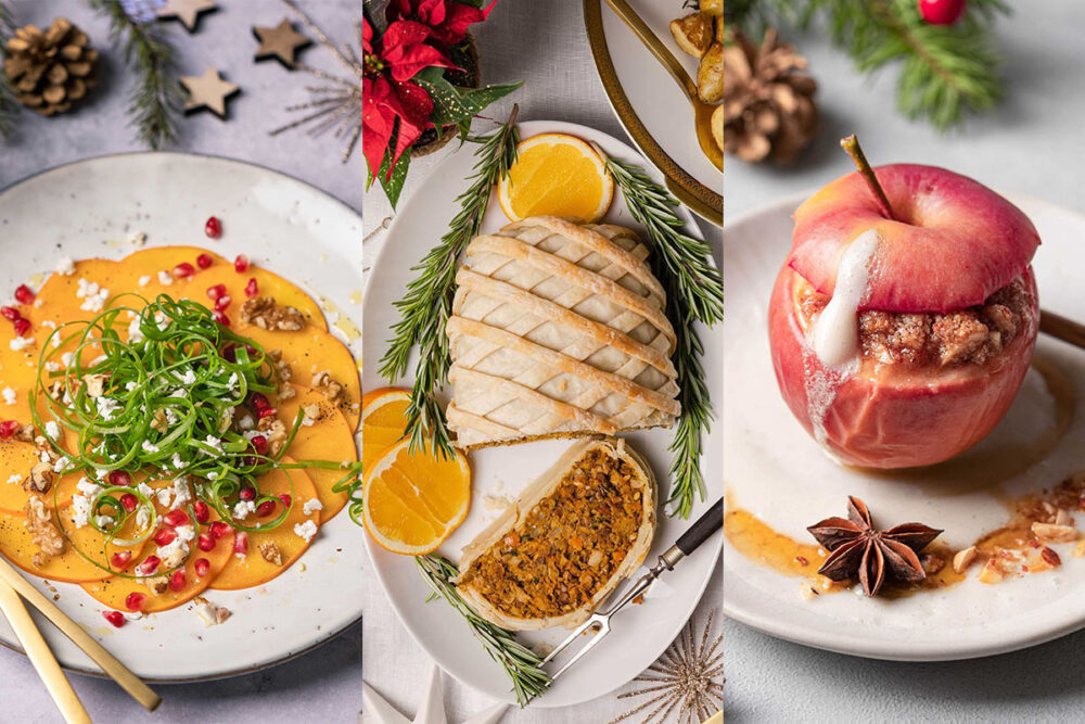 Veganer Braten für Weihnachten (Wellington) im Blätterteigmantel ohne ...